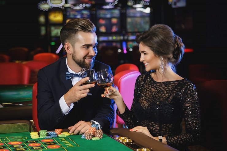 Hacksaw Gaming live-dealer blackjack table broadcast on gwk slot with professional croupier and multi-camera studio setup